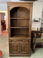 Bookcase. Measures L32.25xW18xH76 inches