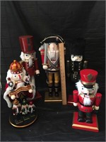 Five Nutcrackers all made in China. The green