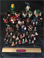 Miniature nutcrackers and ornaments for tiny