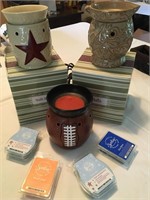 Three Scentsy  burners includes Rustic Star,