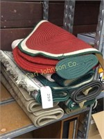 LOT OF THROW RUGS