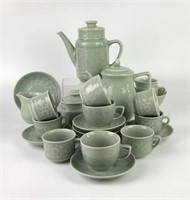 Tea/Coffee Set with Celadon Glaze