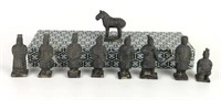 Asian Terra Cotta Warrior Figurines