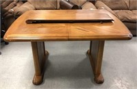 Oak Dining Table with Leaf