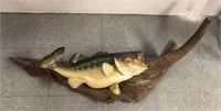 Taxidermy Mounted Large Mouth Bass