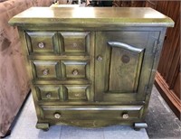 Four Drawer Console Cabinet