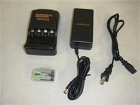 Duracell battery charger+new rechargeable batteris