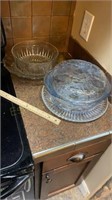 Glass serving trays