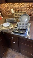 Cookie sheets, cake pans, and more