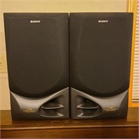 Pair of Sony 3-Way Speakers