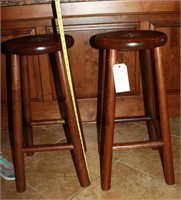 Gorgeous solid wood barstools