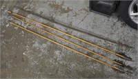 Primitive spears and long bow - info