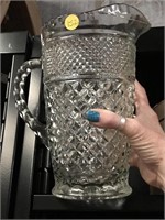 Large Wexford Vintage Glass Pitcher