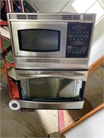 GE Microwave & Oven Wall Unit (Not Tested)