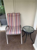 Small Table and Lawn Chair