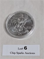 2018  - 1oz Liberty Silver Coin