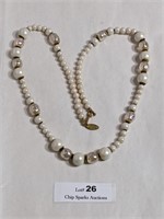 Miriam Haskell Pearl & Bead Necklace 23"