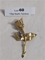 Military Sweetheart Flower Pin
