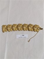 Designer Francois Gold Tone Bracelet