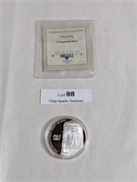 Wheatfield Fight Silverplate Coin