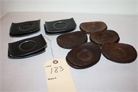 Japanese saucers, plates