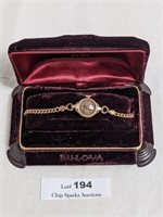 Ladies Bulova G.F. Rose Gold Watch in Box
