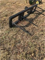 3pt double bale fork