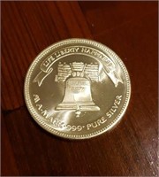One Ounce Silver Round: Liberty Bell #1