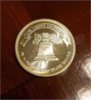 One Ounce Silver Round: Liberty Bell #2