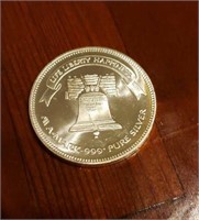 One Ounce Silver Round: Liberty Bell #3
