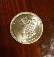 One Ounce Silver Round: Morgan Style #1
