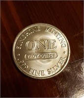 One Ounce Silver Round: Sunshine Mint #1