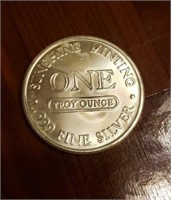 One Ounce Silver Round: Sunshine Mint #3