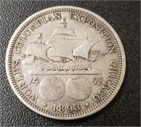 1893 U.S. Columbian Expo Half Dollar