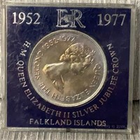 50-Pence Queen Elizabeth II Falkland Island Coin