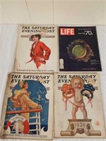 Saturday Evening Post & Life magazines