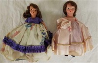 2 vintage 6" dolls