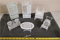 Metal mesh Dollhouse furniture