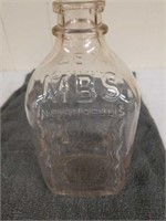 MBS Dairy. Indianapolis milk jug