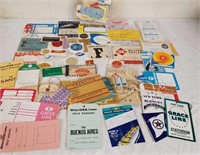Vintage local/foreign travel tickets