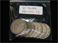 Bag (9) Silver Halves
