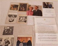 Presidential photos & letter