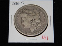 1881-S Morgan $1 F