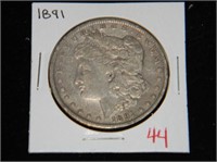 1891 Morgan $1 XF