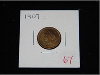 1907 Indian Cent Great Details