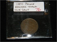 1871 Prince Edward Island One Cent