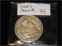 1928-S Peace $1