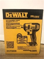 Dewalt 20v Max ½" Impact Wrench  - Tool Only