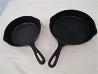 Cast Iron Skillets 1 is 8" Skillet 1 is Nation #7