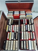 63 vintage RCA 8 Tracks in 3 cases